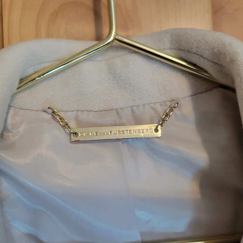 Designer Diane von Furstenberg Coat